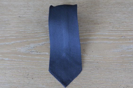 Silk tie grenadine light blue