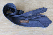 Silk tie grenadine light blue