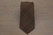 Checked tie brown colour 17797