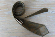 Cravatta misto lana colore verde 17918